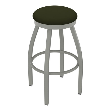 Holland Bar Stool Co 30" Swivel Bar Stool, Nickel Finish, Canter Pine Seat 80230AN010